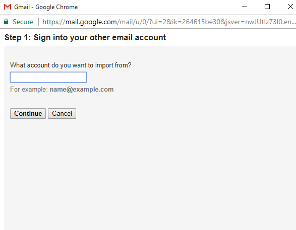 mail ID and password