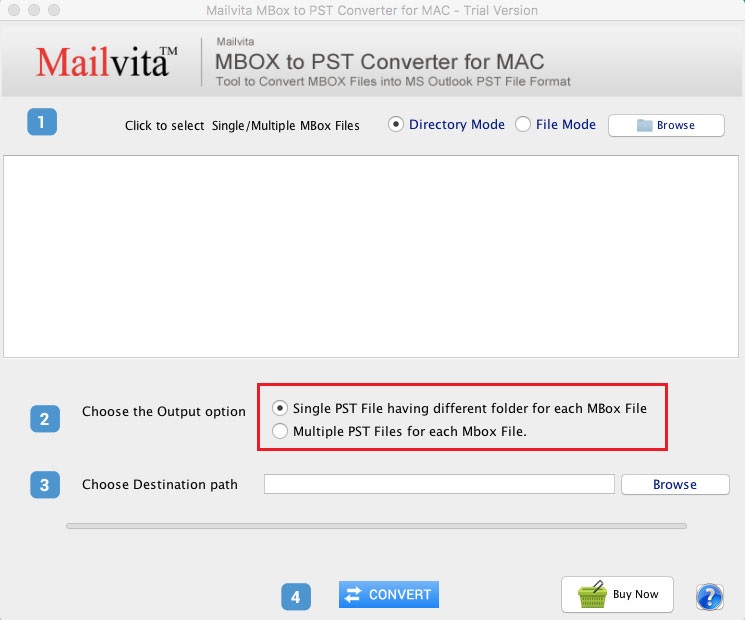 Open Apple Mail to PST Tool