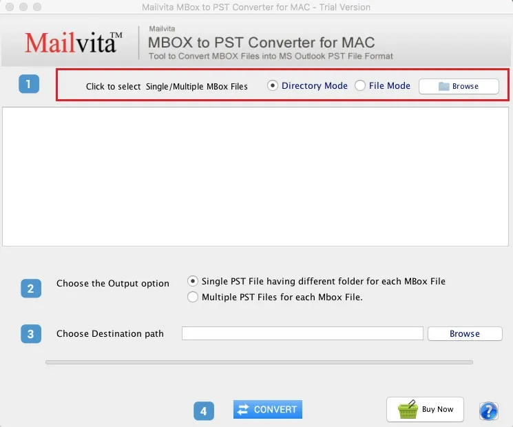 Add MBOX file