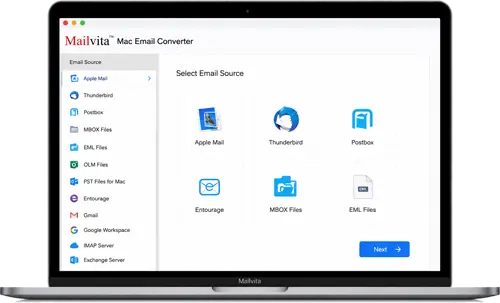 Mailvita Mac Email Converter