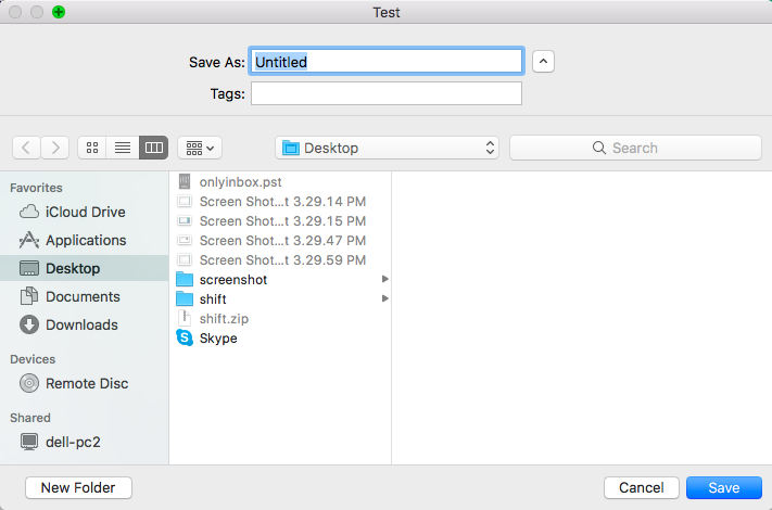 Convert PST to EML for mac