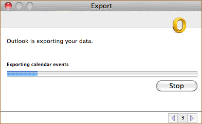 start export email items into OLM file