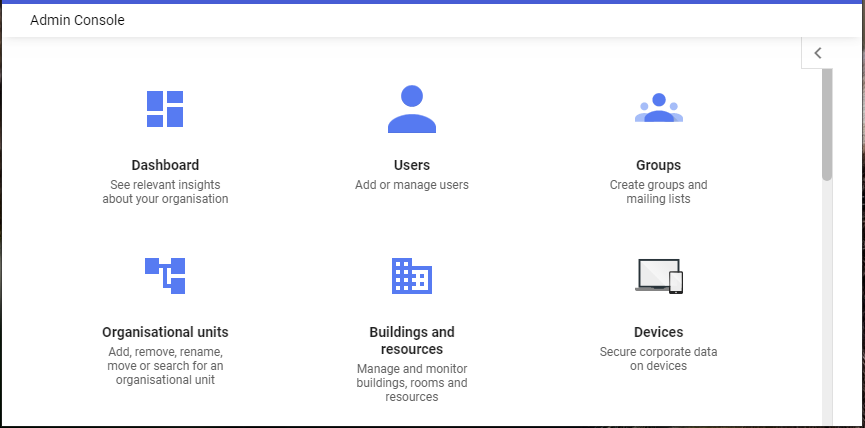 open admin console