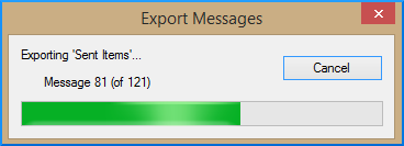 Export message